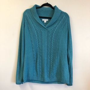 Coldwater Creek Blue Sweater Size 14